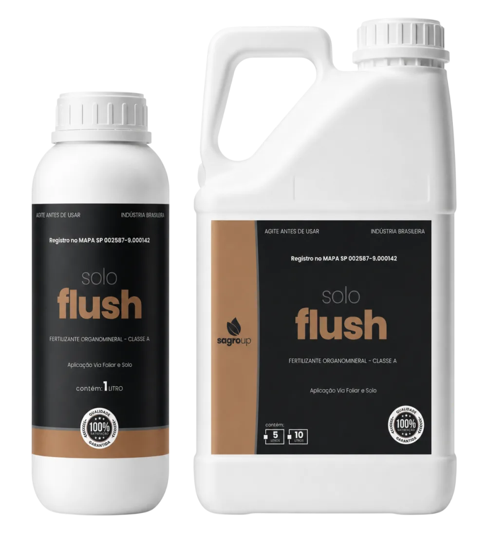 Flush, Fertilizante Organomineral - Classe A, embalagem SagroUP