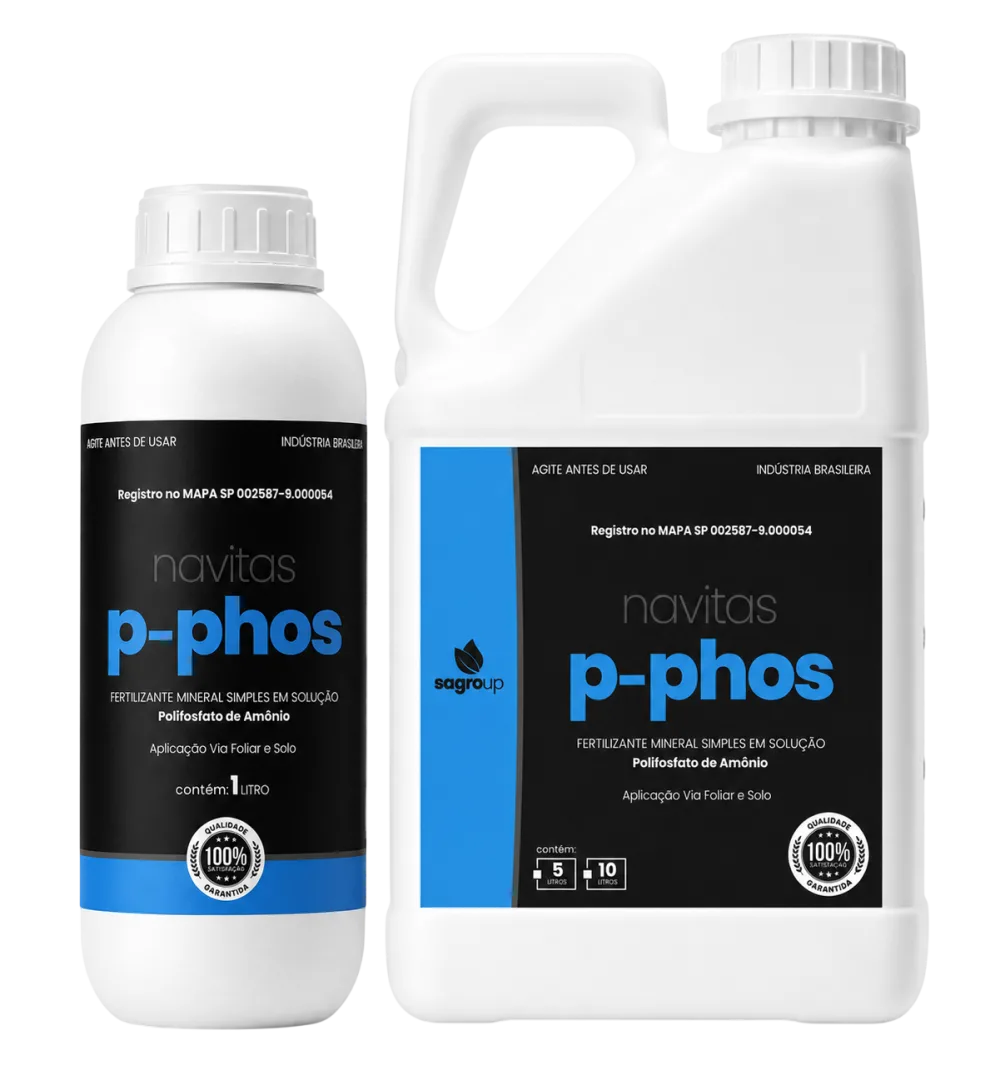 P-Phos, Fertilizante Mineral Simples em Solução, embalagem SagroUP