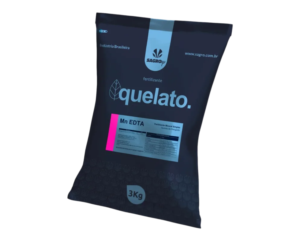 Quelato Mn EDTA, Fertilizante Mineral Simples, embalagem SagroUP